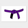 Purple Brazilian Jiu Jitsu Belt, Cotton Material (100% Professional Quality) - Brand New
